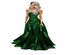 gala  dress green