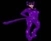 Purple Kitty PVC Gloves