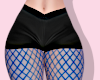 Fishnet shorts Blue