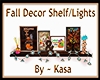 Fall Decor Shelf/Lights