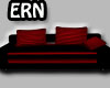 Red Black Love Couch