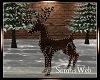 Lighted Wood Reindeer