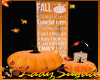 Autumn Sign+Pumpkins