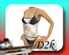 D2k-Black/White bikini
