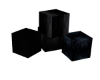 black boxes with poses