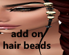 Add On Hair Beads-skulls