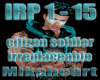 citizen soldier: irrepla