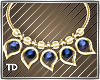 Blue Noir Necklace