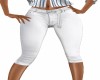 WHITE Denim Capris_M