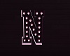 S! Letter N neon sign
