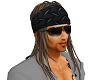BLONDE HAIR W BANDANNA
