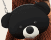 Black Gothic Bear Bag