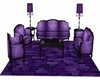 TJ Color Purple Sofa Set