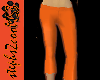 Capri pants in Orange