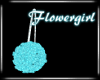 Aqua Flowergirl Ball