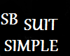 [SB] Simple Suit G/B/W