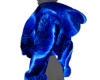 Minxtress Fur Coat Blue
