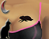Black rose breast tattoo