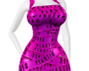 "N" pink plastic