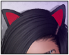 Kaia Ears Red Black