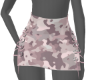 pink camo laced skirt