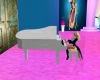 diamond white piano