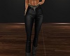 Black leather pants