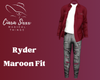 Ryder Maroon Fit