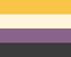 Nonbinary Pride Flag Rug