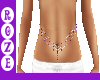 *R*Purp/Slv Belly Chain