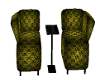 Golden Flower Club Chair