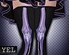 Yel] Heels&Stock purple