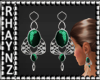 'Eva Emerald Earrings