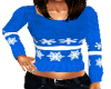 Blue Snowflake Sweater 2