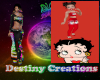 Betty Boop Set Red