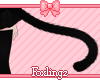 🎀Cat tail black
