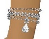Diamond drop bracelet L