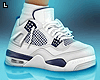 4s Retro Blue Sneakers