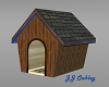 jjO Doghouse Brown Wood