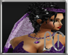 Purple Goth Wedding Viel