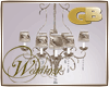 {GB]chandelier,golden