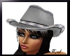 ~T~Silver Cowgirl Hat