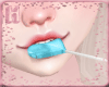 |H| Heart Lollipop Blue