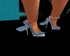 light blue heels/bow
