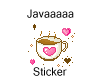 Cute Ani Java Sticker