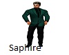 Mens Verde/Black Suit
