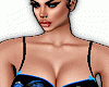 ☯ Graffiti Crop Blue
