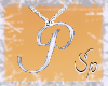 (Sp) P initial Necklace
