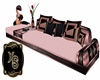 Pink Black Sofa II