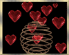 V Day Particles Hearts